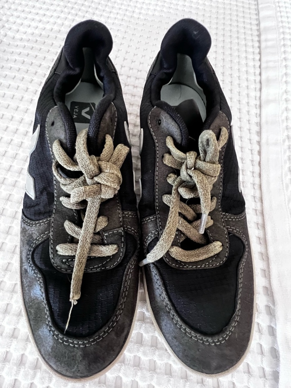 Veja Black Sneakers Size 8